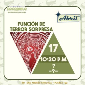Función de Terror Sorpresa 17/Abr/26