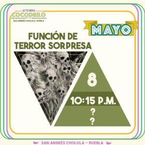 Función de Terror Sorpresa 08/May/26